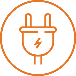 power lead graphic icon