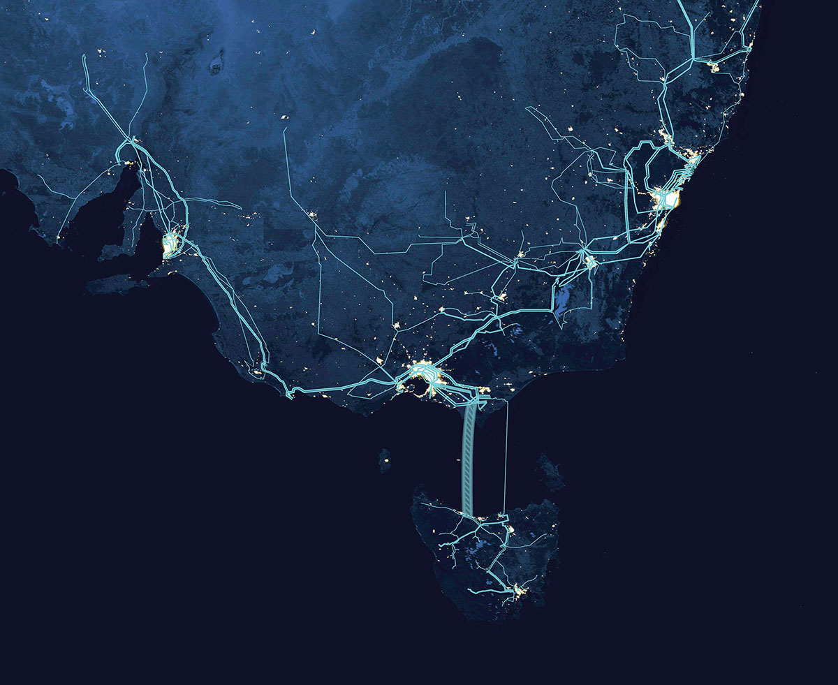 National Electricity Market from space with Marinus